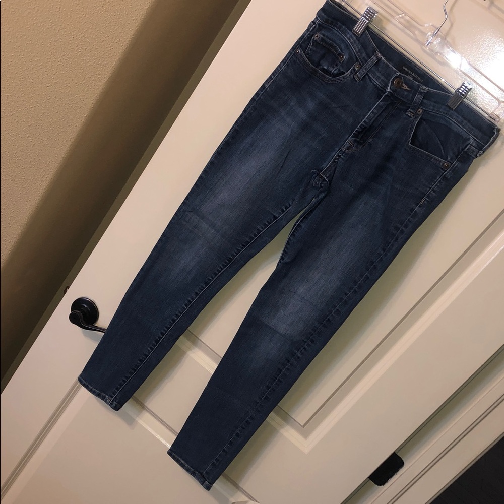 Banana Republic Dark Wash Skinny Jeans